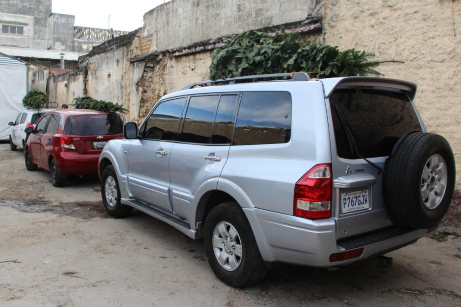 Detienen a tres conductores que transportaban &aacute;rboles navide&ntilde;os ilegales en el techo de sus veh&iacute;culos. (Foto: PNC)