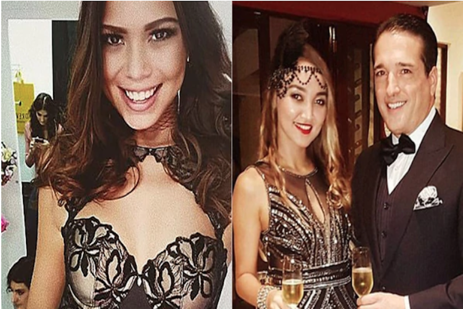 La modelo de 18 a&ntilde;os (izquierda) estuvo en una fiesta con una pareja de esposos (derecha). (Imagen: Infobae)