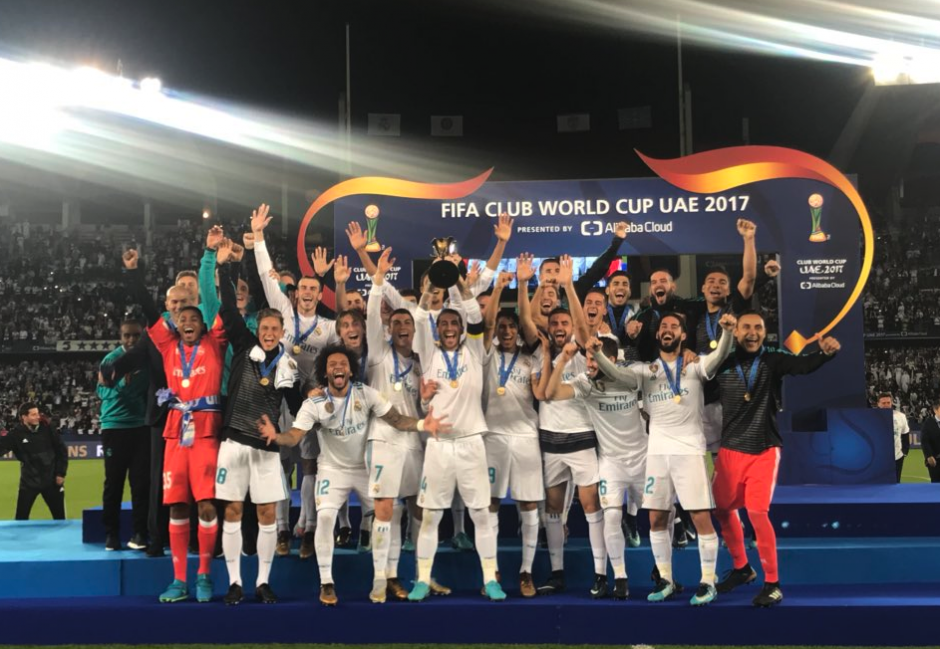 El gol de Cristiano Ronaldo le dio al club blanco su quinto título del año. (Foto: Real Madrid)