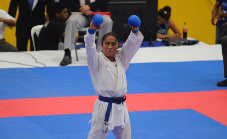 A sus 37 a&ntilde;os, la karateka guatemalteca consigue su sexto metal. (Foto: Pedro Pablo Mijangos/ Nuestro Diario)
