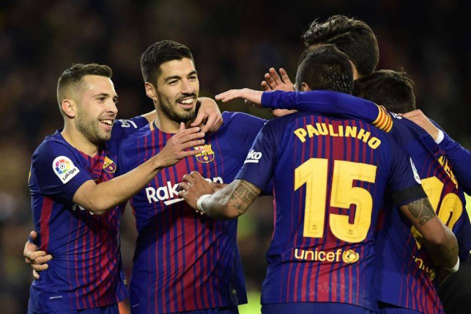 El equipo blaugrana marcó cuatro tantos y mantuvo su portería a cero. (Foto: AFP)