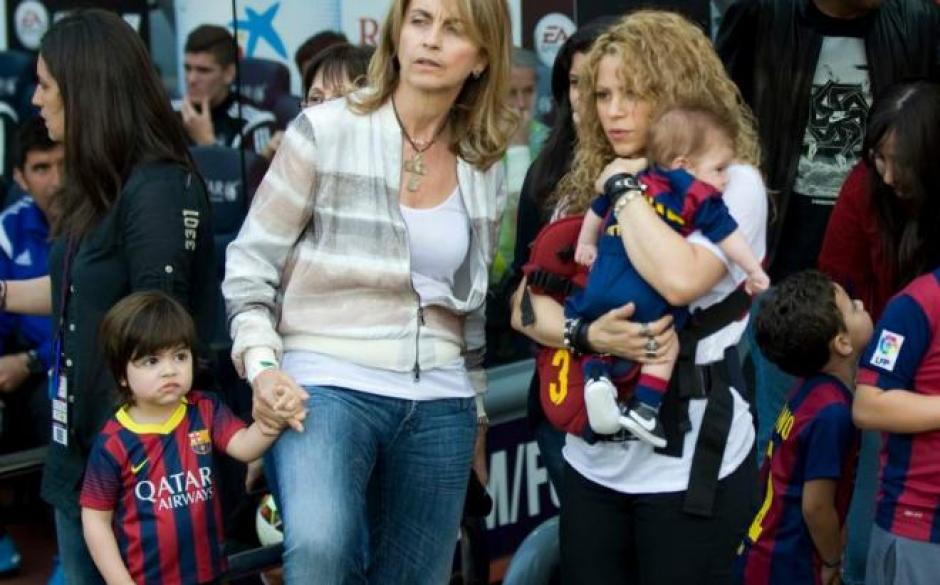 La suegra de Shakira tuvo un desafortunado accidente en Nueva York. (Foto: AFP)