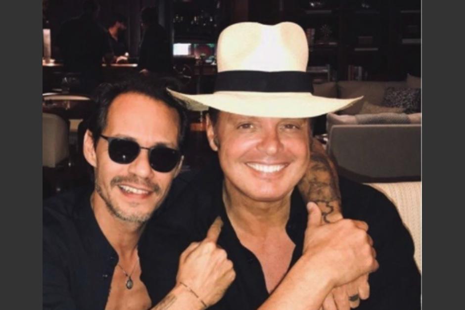 Luis Miguel y Marc Anthony aparecen en una foto que estremece las redes sociales. (Foto: Instagram)