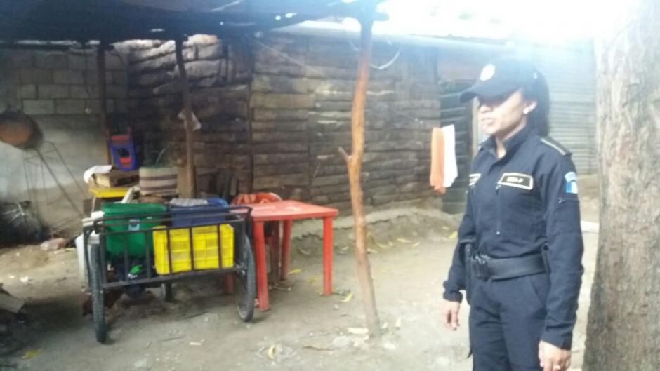 Esta es la casa del vinculado con lavado de dinero. (Foto: PNC) 