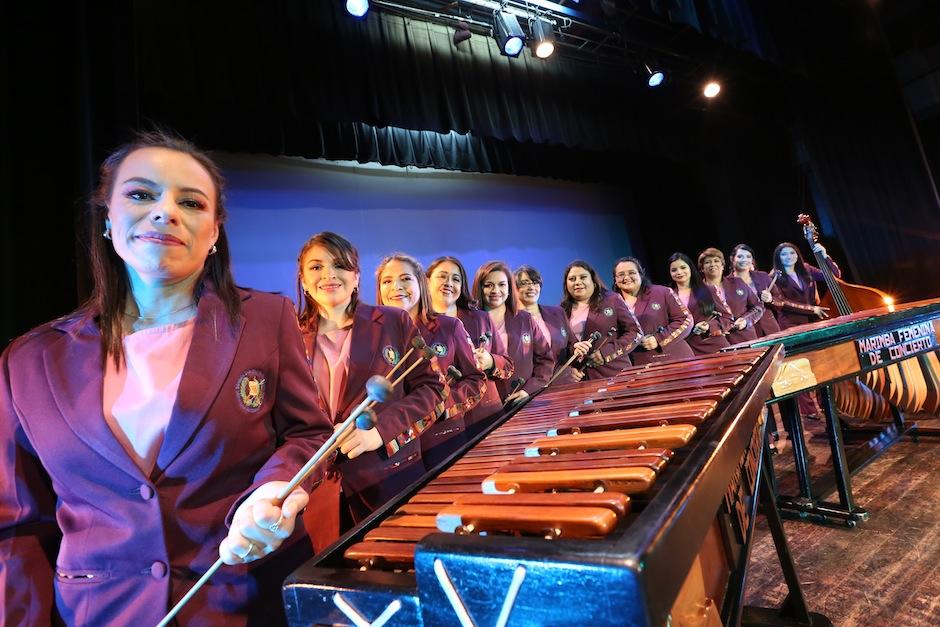 La Marimba Femenina de Concierto realizar&aacute; una gira por Am&eacute;rica del Sur. (Foto: Ministerio de Cultura y Deportes)
