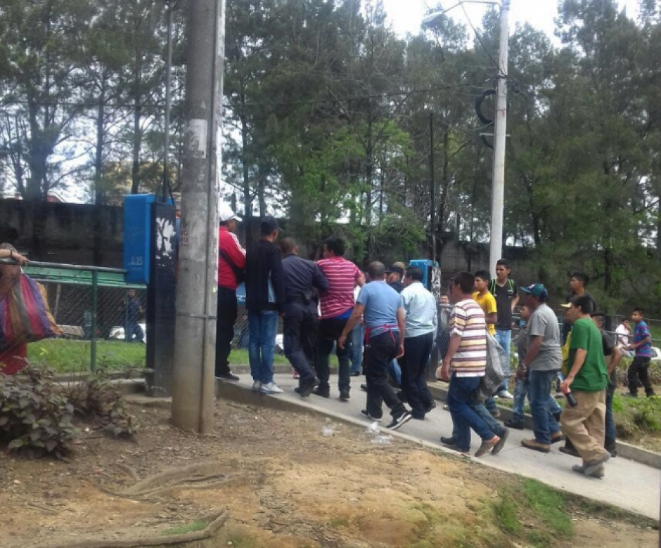 Un confuso incidente se registr&oacute; entre las zonas 11, 7 y 3. (Foto: Am&iacute;lcar Montejo/PMT)