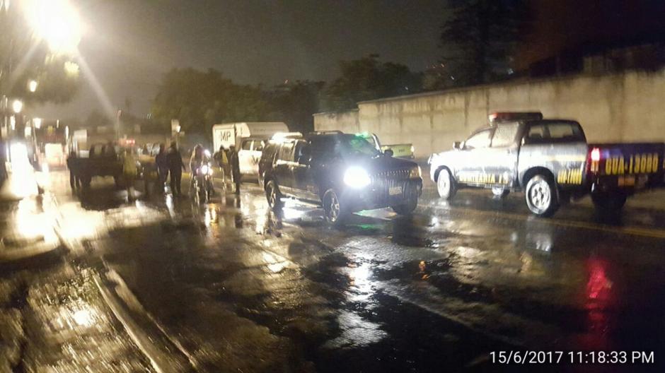 El veh&iacute;culo qued&oacute; sobre la Avenida Hincapi&eacute; y 23 calle de la zona 13.&nbsp;