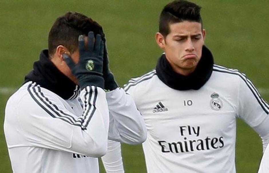 CR7 trolea a James Rodr&iacute;guez por el nuevo loook del colombiano. (Foto: Twitter)