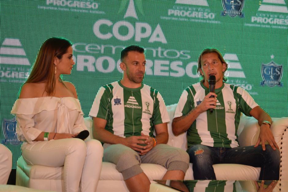 Alessandro Del Piero y Michel Salgado participar&aacute;n de un encuentre de exhibici&oacute;n entre los &uacute;ltimos campeones del f&uacute;tbol guatemalteco. (Foto: Javier Grazioso/Soy502)