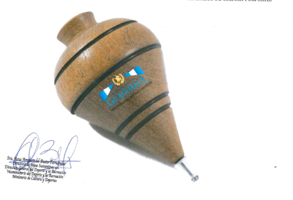 El Ministerio de Cultura desea adquirir 300 trompos de 7.5 centímetros de alto, madera de guayabo y punta de metal. (Foto: Ministerio de Cultura y Deportes)