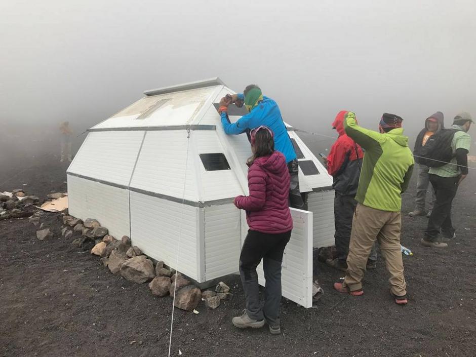 Construyen refugio en la cima del volc&aacute;n Acatenango para evitar tragedias como la de enero reci&eacute;n pasado. (Foto: Facebook/B&aacute;rbara Padilla)
