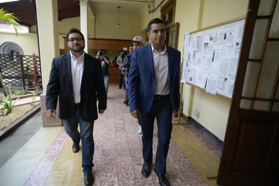 Ronaldo Robles y Carlos Menocal trabajaron con Torres en la campa&ntilde;a pol&iacute;tica de 2015. (Foto: Wilder L&oacute;pez/Soy502)