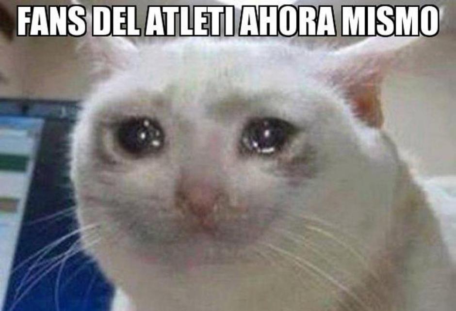 Los fans de Atl&eacute;tico de Madrid. (Foto: Twitter)