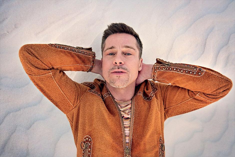 Brad Pitt da la primera entrevista despu&eacute;s del divorcio. (Foto: GQStye)