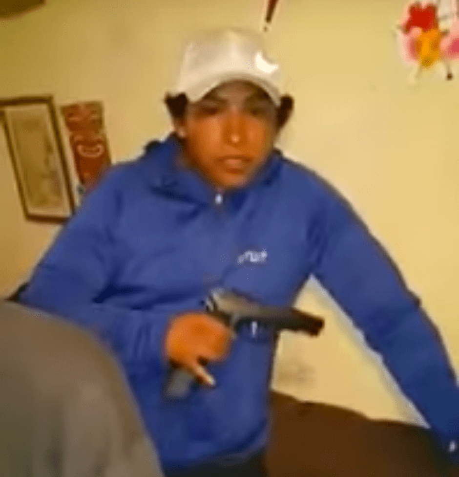 El pandillero fue capturado este viernes en Chimaltenango. (Foto: captura de pantalla)