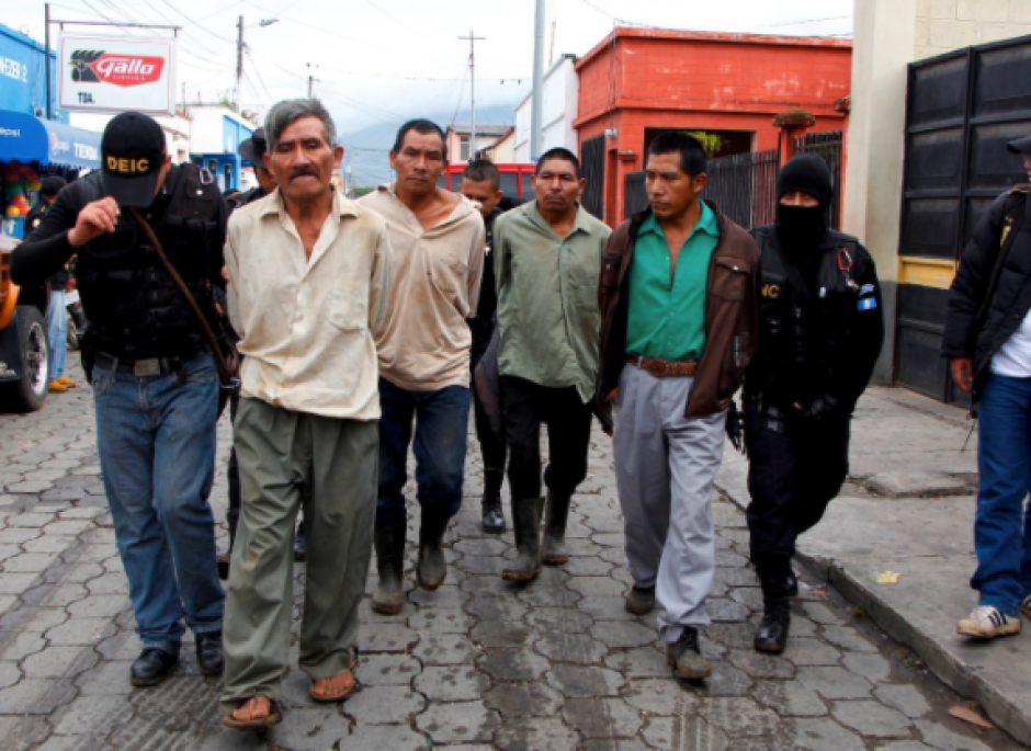 Los cuatro hermanos fueron detenidos en Jalapa. (Foto: PNC)&nbsp;