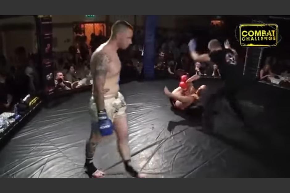 Peleador se fractura la pierna en plena pelea de MMA y su contrincante ni se inmuta. (Foto: Captura de video)
