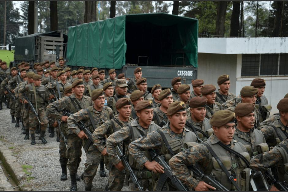 El Ej&eacute;rcito moviliz&oacute; a 1 mil soldados a Ixchigu&aacute;n y Tajumulco. (Foto: Ej&eacute;rcito de Guatemala)