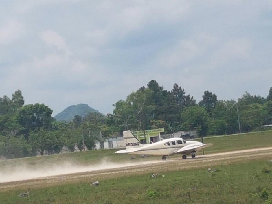 Este fue el &uacute;ltimo momento de la avioneta antes de desaparecer. (Foto: Soy502) 