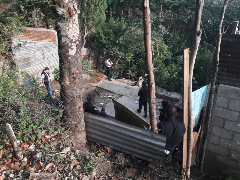 Las autoridades encontraron en Villa Nueva otra guarida de la Mara Salvatrucha. (Foto: PNC)&nbsp;