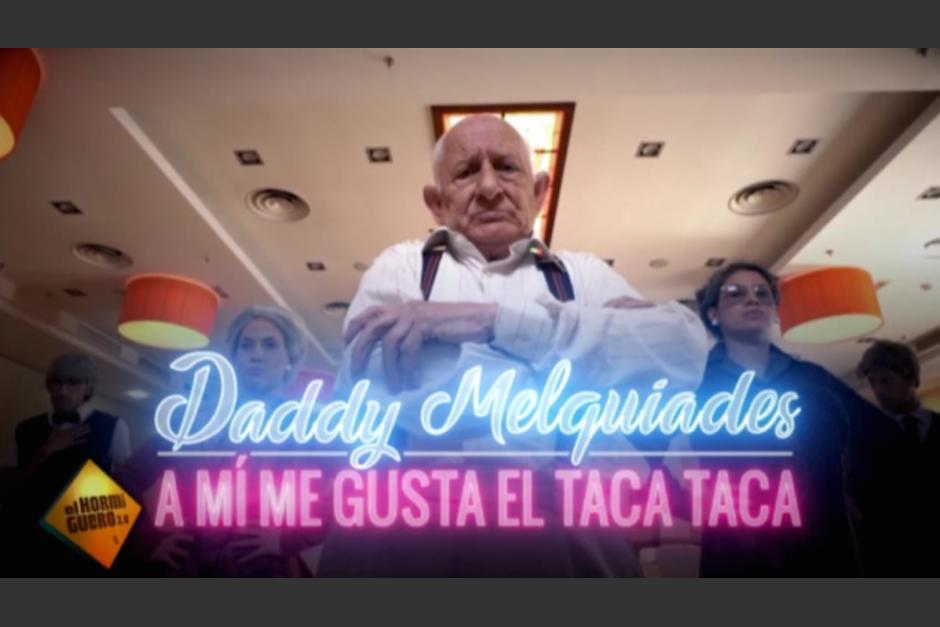 El abuelo de 92 a&ntilde;os que nos ense&ntilde;a a hacer una canci&oacute;n de reguet&oacute;n. (Foto: captura de pantalla)&nbsp;
