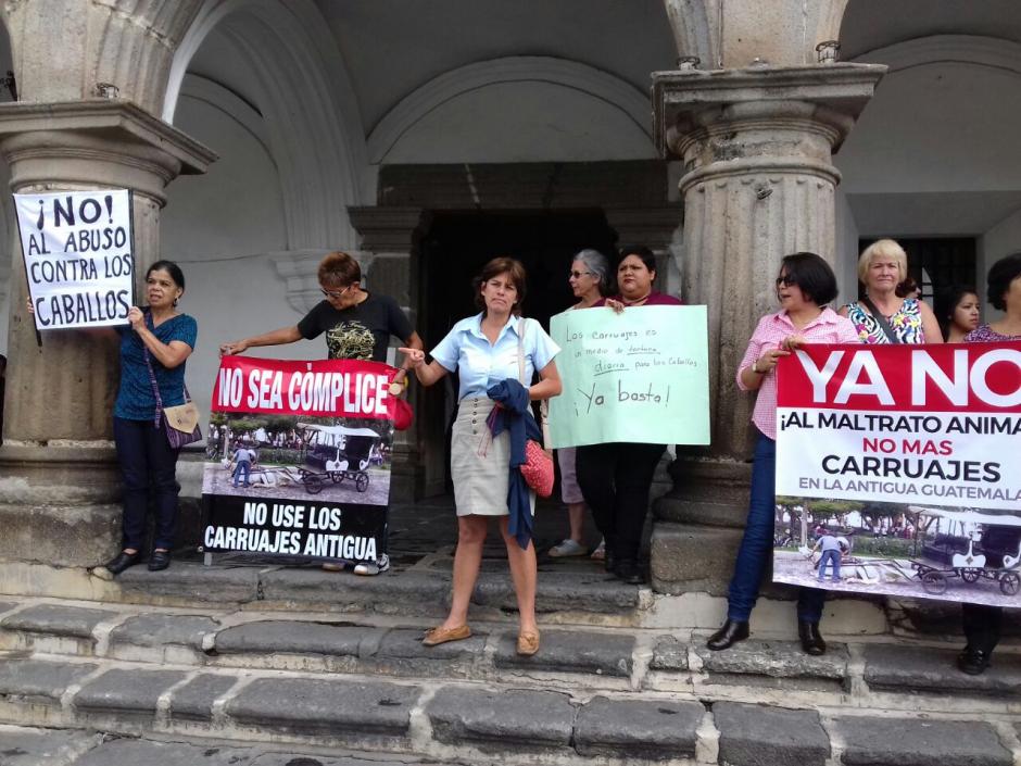 Los inconformes piden que se castigue a los responsables del maltrato animal. (Foto: Pablo Sol&iacute;s/Nuestro Diario)
