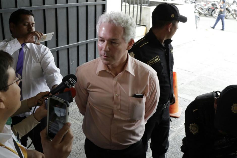 El exviceministro fue capturado en la zona 10 capitalina con una orden judicial falsa. (Foto: Alejandro Bal&aacute;n/Soy502)