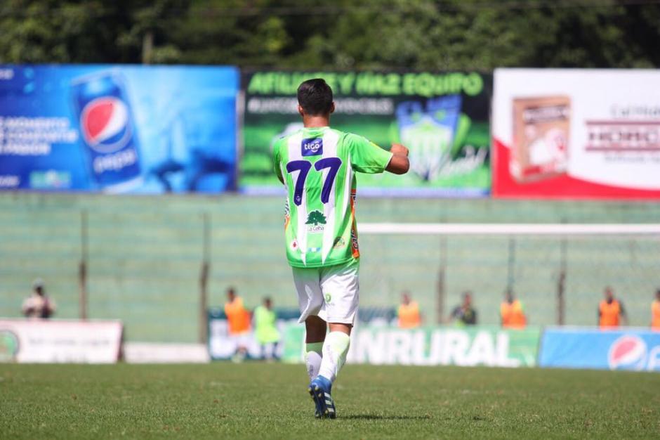Jairo Arreola anot&oacute; el segundo gol para la victoria de Antigua. (Foto: Damaris Ort&iacute;z/Antigua GFC)