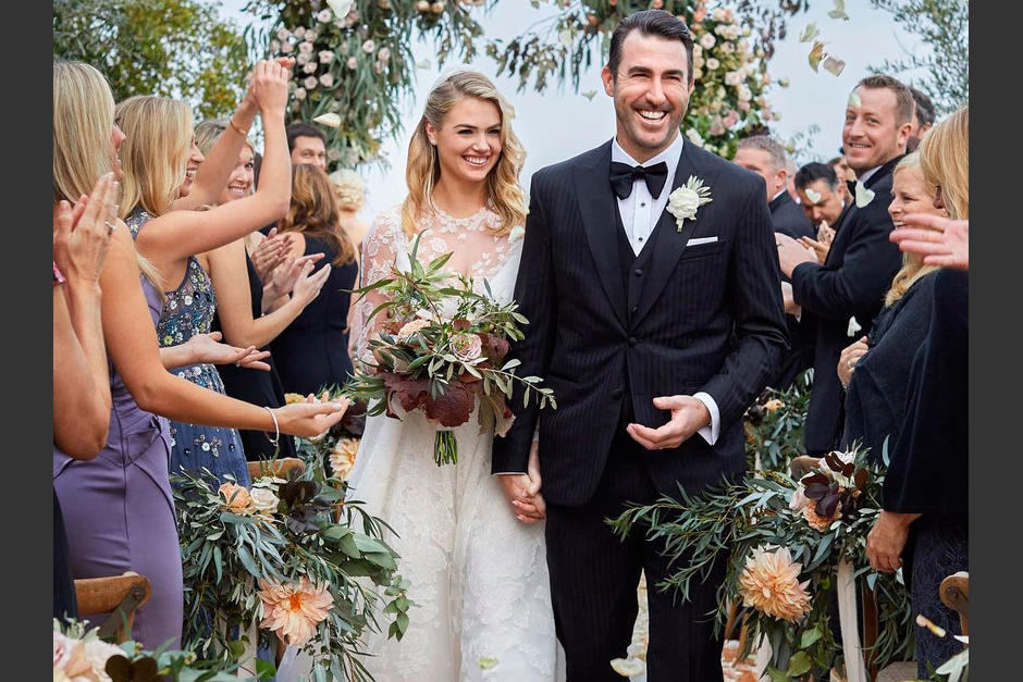 Justin Verlander y Kate Upton se casaron en Italia el fin de semana. (Foto: Instagram)