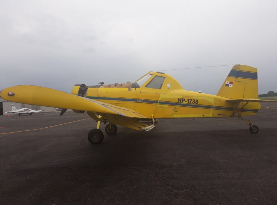 La avioneta se encontraba el s&aacute;bado en Guatemala, con desperfectos mec&aacute;nicos. (Foto: Aeron&aacute;utica Panam&aacute;)
