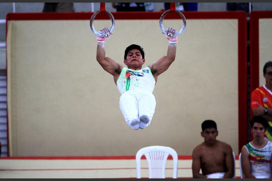 Jorge Vega durante su participación en la prueba de anillas. (Foto: COG)