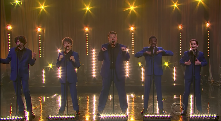 Protagonistas de "Stranger Things" participaron en un "sketch" junto a James Corden. (Youtube) 
