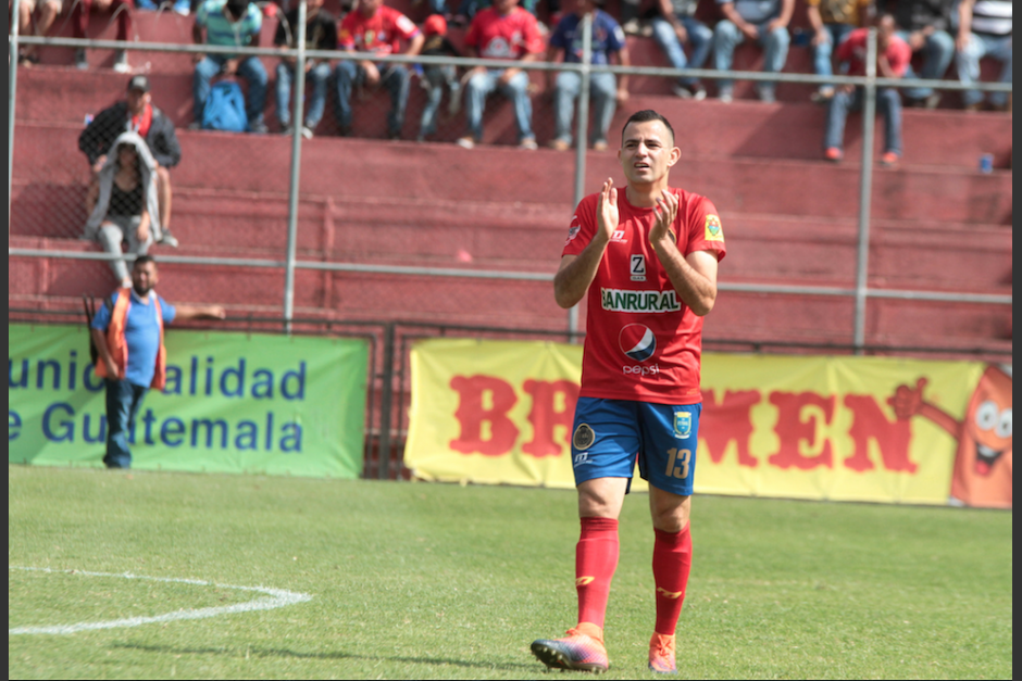 El jugador de Municipal marc&oacute; un golazo para los Rojos. (Foto: Archivo/Soy502)&nbsp;