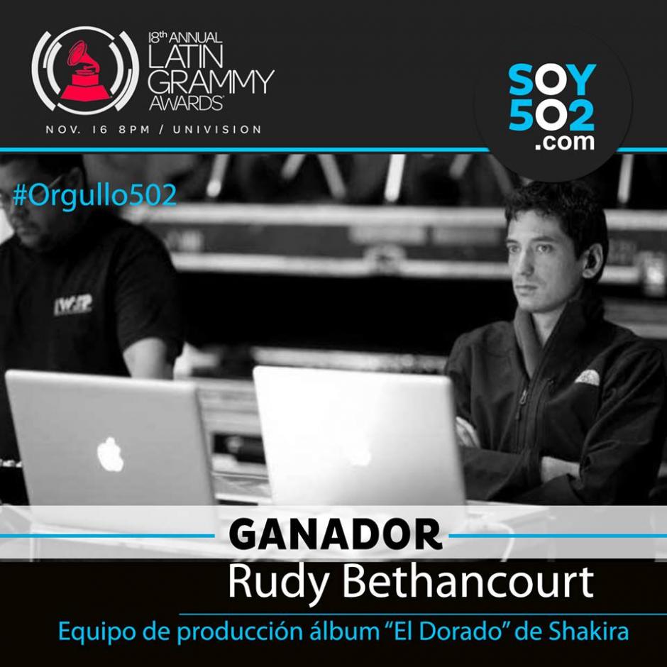 El guatemalteco Rudy Bethancourt trabaj&oacute; en la realizaci&oacute;n del &aacute;lbum "El Dorado" de Shakira. (Dise&ntilde;o: Soy502)&nbsp;