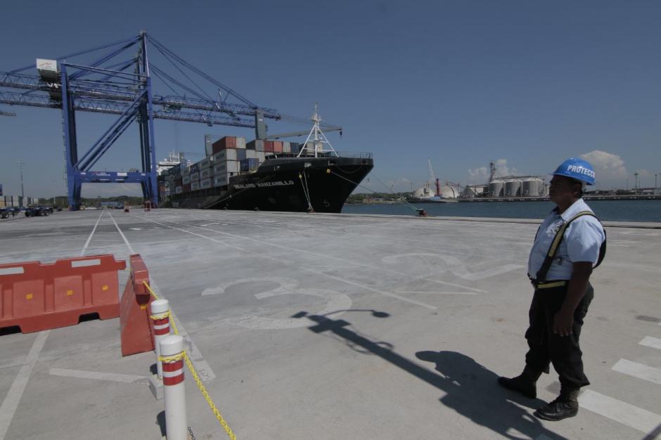 La terminal de contenedores reinici&oacute; operaciones en febrero. (Foto: Alejandro Bal&aacute;n/Soy502)