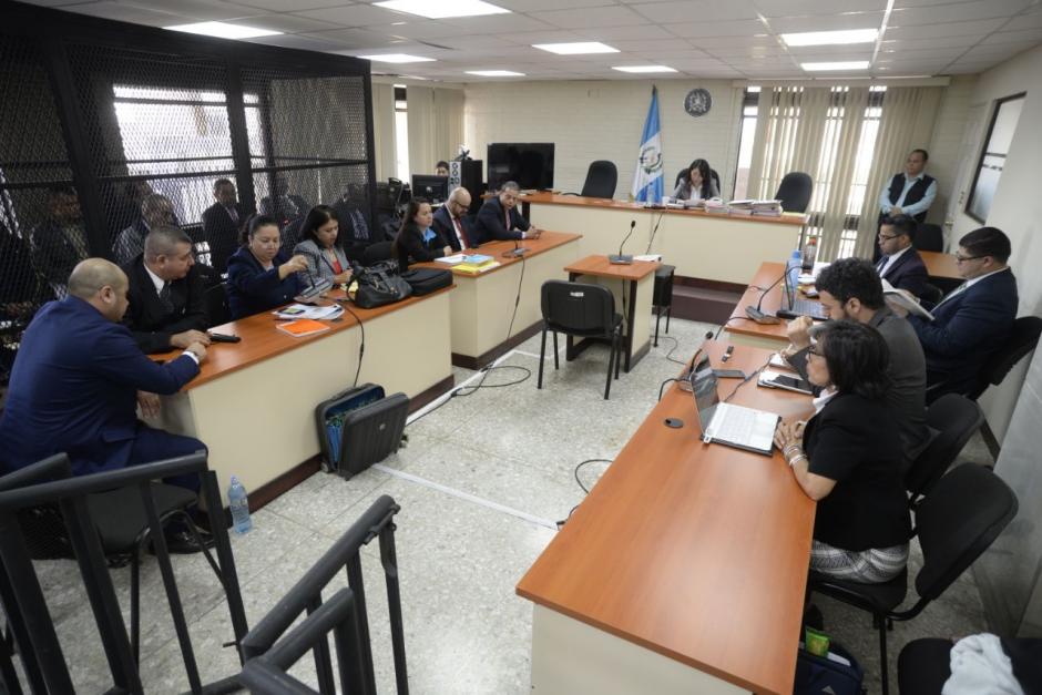 Continúa la audiencia de primera declaración en la que se decidirá si los sindicados deben ser ligados a proceso penal. (Foto: Wilder López/Soy502)