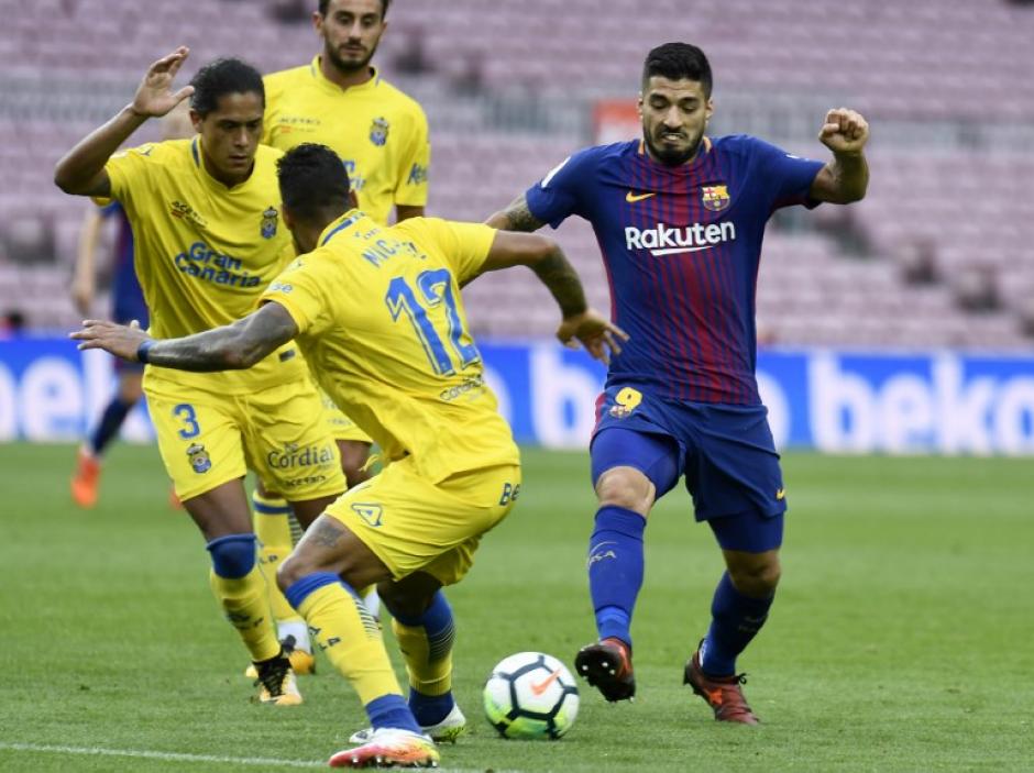 Luis Su&aacute;rez no pudo anotar y alarga su mala racha. (Foto: AFP)&nbsp;