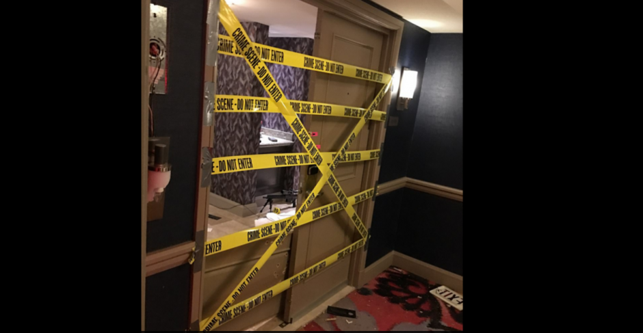 Surgen las primeras im&aacute;genes de la habitaci&oacute;n desde donde se dispar&oacute;. (Foto:  Boston 25 News)