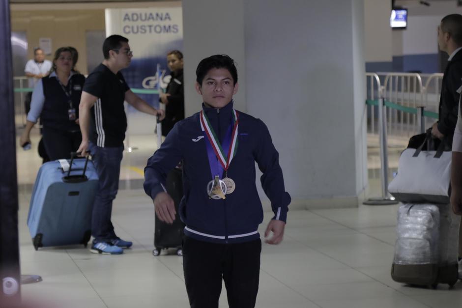 Jorge Vega participa el domingo 8 de octubre en la final del Mundial de Gimnasia. (Foto: Alejandro Balán/Soy502)