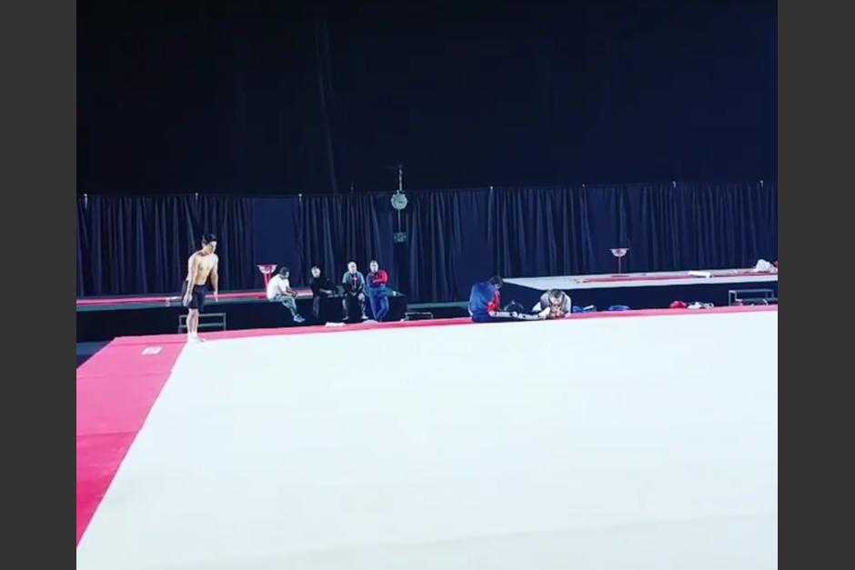 Jorge Vega realiza de esta forma sus prácticas. (Foto: Captura de pantalla Instagram)