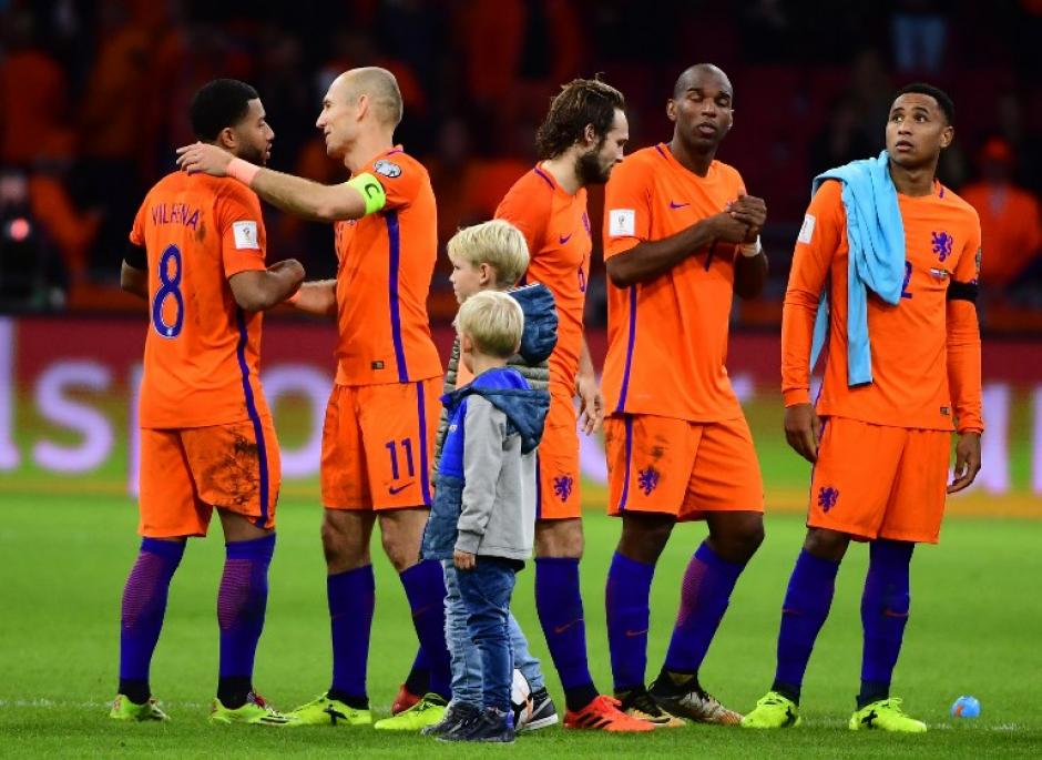 La Selecci&oacute;n de Holanda no ir&aacute; al Mundial Rusia 2018. (Foto: AFP)