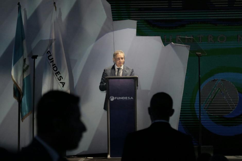 Felipe Bosch, presidente de Fundesa, aplaudi&oacute; el trabajo de la CICIG en Guatemala, pero detall&oacute; que no es perfecta. (Foto: Alejandro Bal&aacute;n/Soy502)