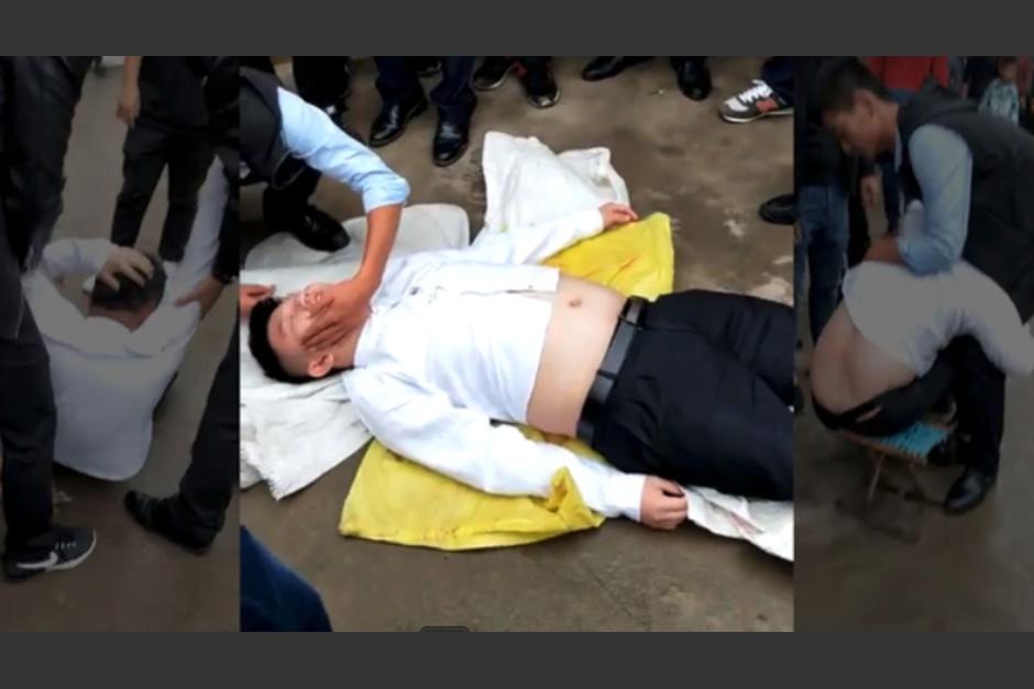 La celebraci&oacute;n se convirti&oacute; en una tragedia en cuesti&oacute;n de minutos. (Captura Youtube)