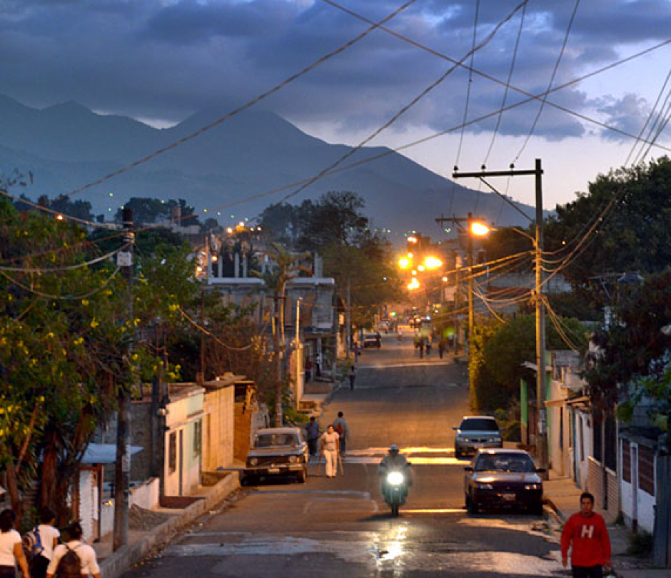 Vista de la colonia Primavera, Villa Nueva, donde ocurri&oacute; el asesinato de Nuria Barrios. (Foto: Municipalidad de Villa Nueva).&nbsp;