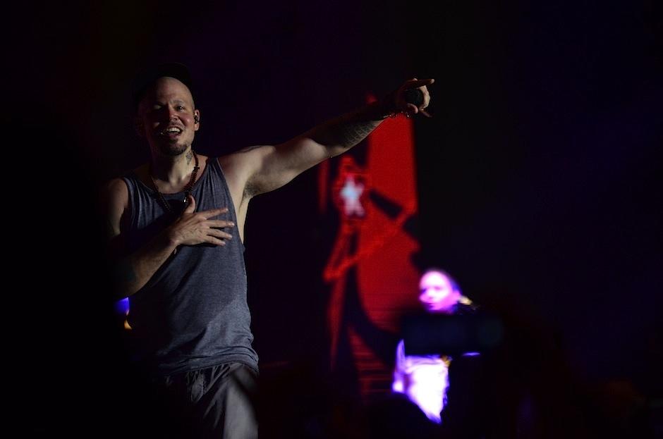 Residente dio todo en su visita a Guatemala. (Foto: Selene Mej&iacute;a/Soy502) 