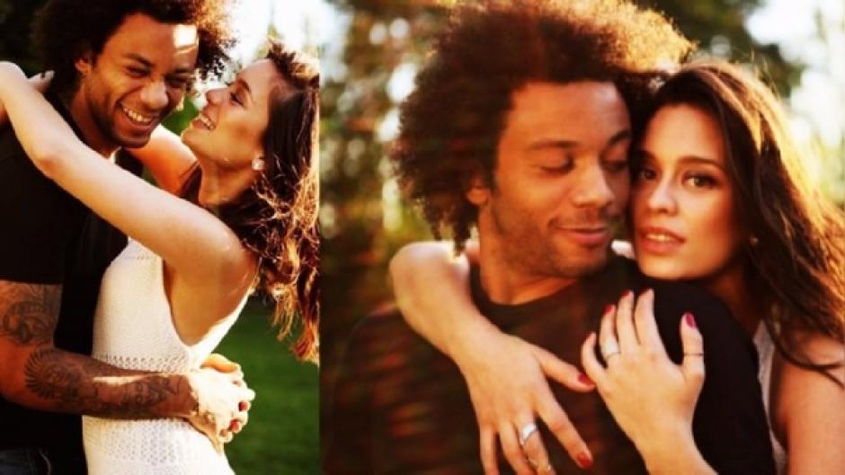 Marcelo es un crack dentro y de fuera de la cancha y la historia de amor con su pareja Clarice lo demuestra. (Foto: Twitter)