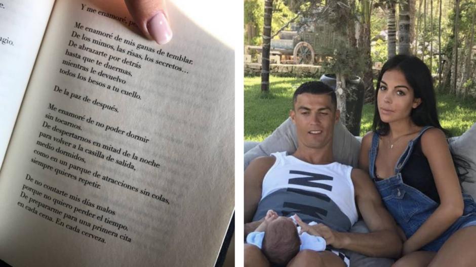 Georgina Rodr&iacute;guez le dedica un poema a Cristiano Ronaldo. (Foto: Instagram)