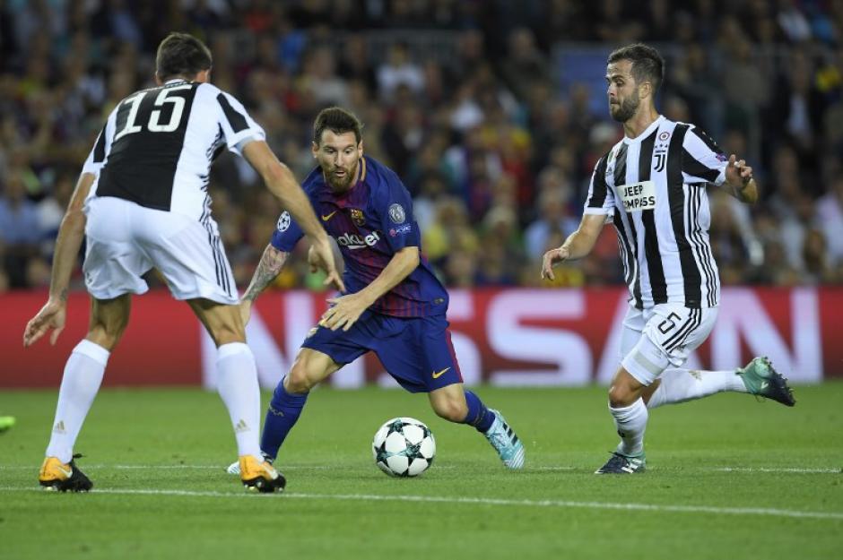 El primer gol que Lionel Messi le anot&oacute; a Buffon. (Foto: AFP)