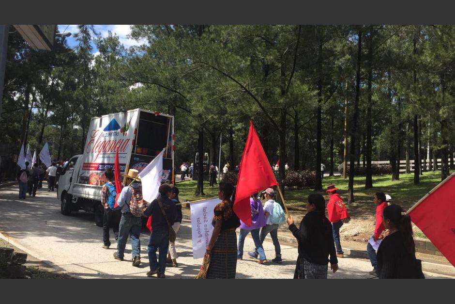 Tres manifestaciones afectan el tráfico en la ciudad. (Foto: Amílcar Montejo/PMT)