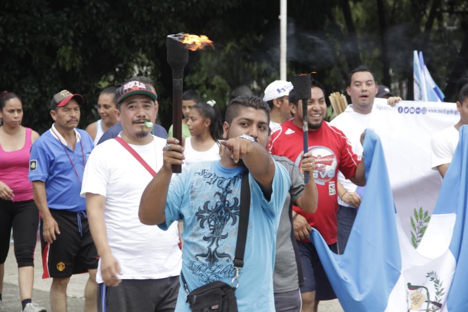 El recorrido de la antorcha de independencia tiene sus or&iacute;genes en 1821. (Foto: Fredy Hern&aacute;ndez/Soy502)